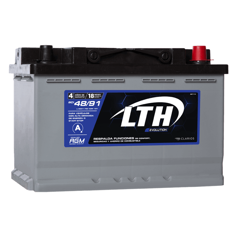 BATERIA AUTOMOTRIZ LTH AGM BCI L-48/91-760 AGM 12 V 760 CCA