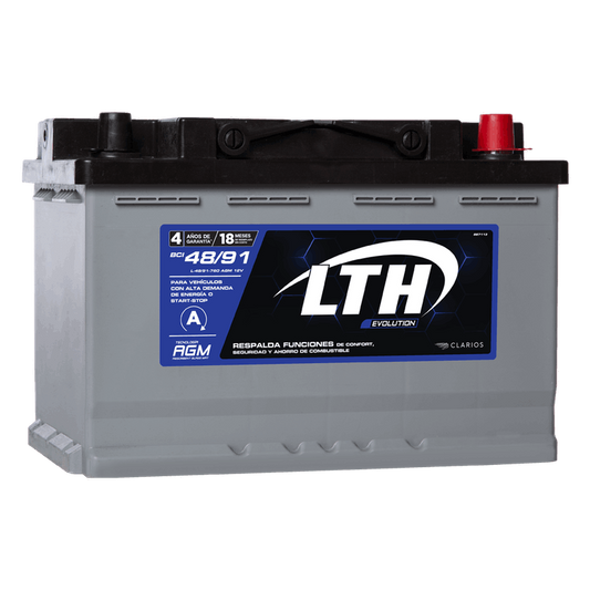 BATERIA AUTOMOTRIZ LTH AGM BCI L-48/91-760 AGM 12 V 760 CCA